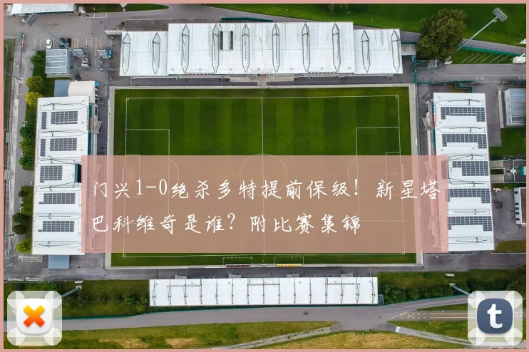 门兴1-0绝杀多特提前保级！新星塔巴科维奇是谁？附比赛集锦